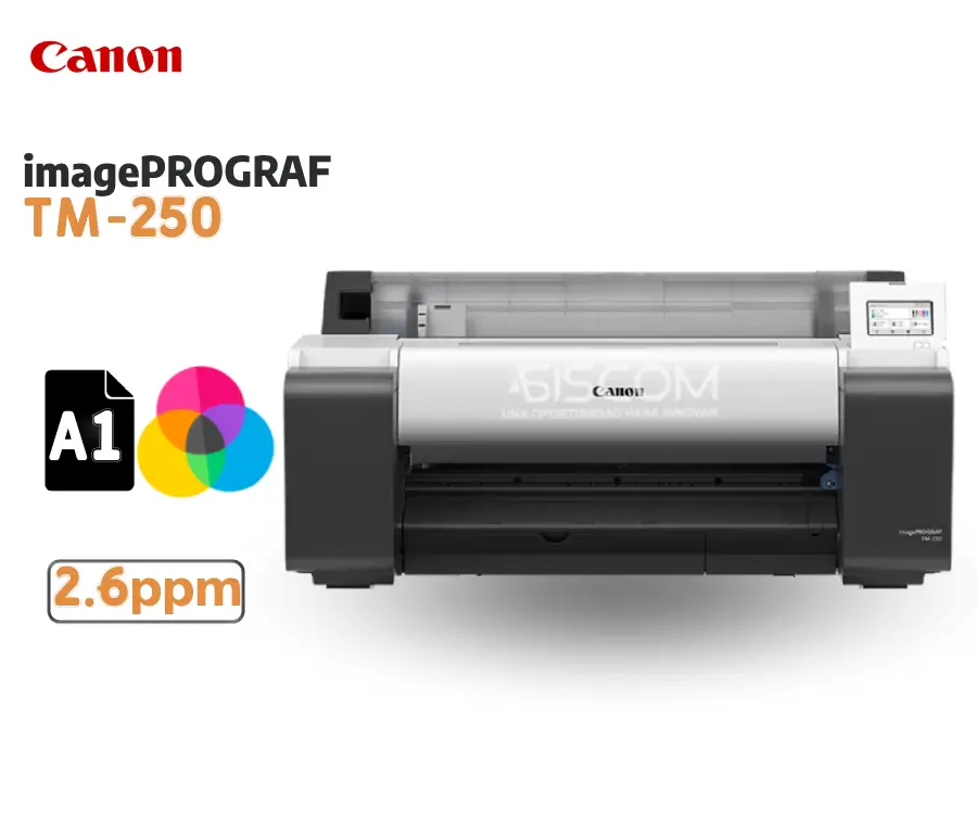 Plotter A1 Canon imagePROGRAF TM-250 Inyección de Tinta Usb, Wifi